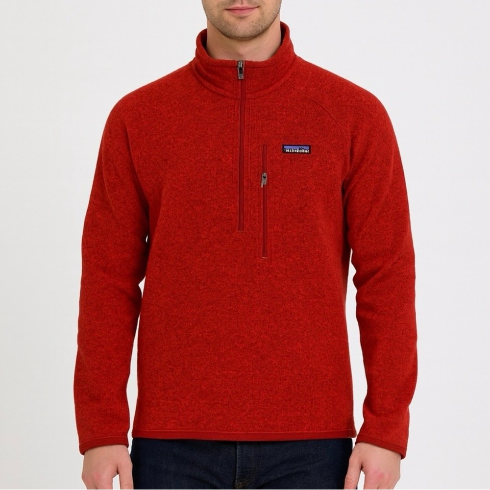 Patagonia Crimson Quarter-Zip Fleece